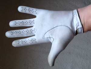New leather glove